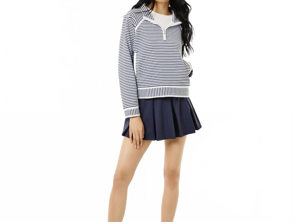 NEW ADDISON BAY smooth sport pleated racquet skort in navy